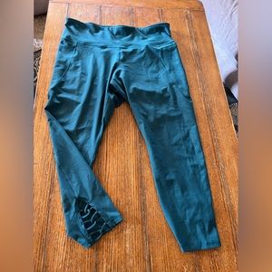 Old Navy lattice legging size 2X plus green